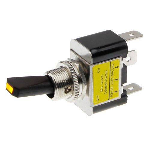 Kippschalter - Schalter ein/aus 12V LED gelb