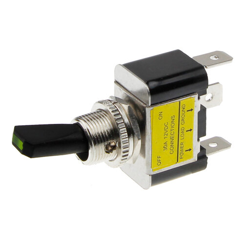 Kippschalter - Schalter ein/aus 12V LED grün