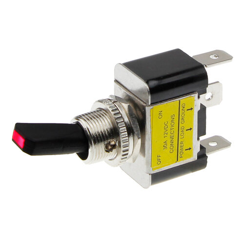 Kippschalter - Schalter ein/aus 12V LED rot