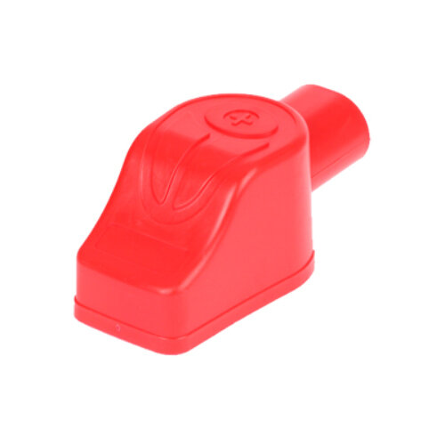 Batteriepolabdeckung rot PVC