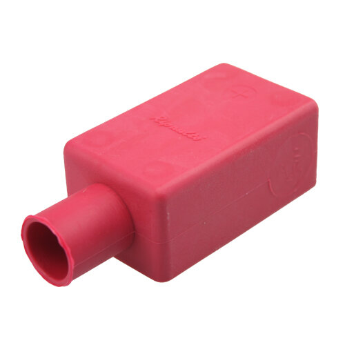 Batteriepolabdeckung rot PVC