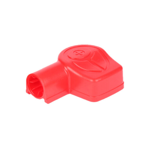 Batteriepolabdeckung rot PVC