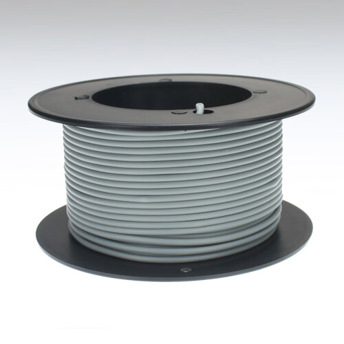 Kabel 1,0 qmm grau 25m