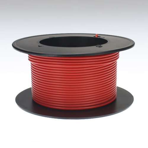 Kabel 0,75 qmm rot 25m