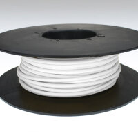 Kabel 6,0 qmm weiss 25m