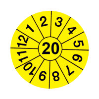 1000 Jahresmarken 2020 gelb