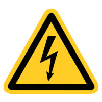 Warnung vor gefährlicher elektrischer Spannung...