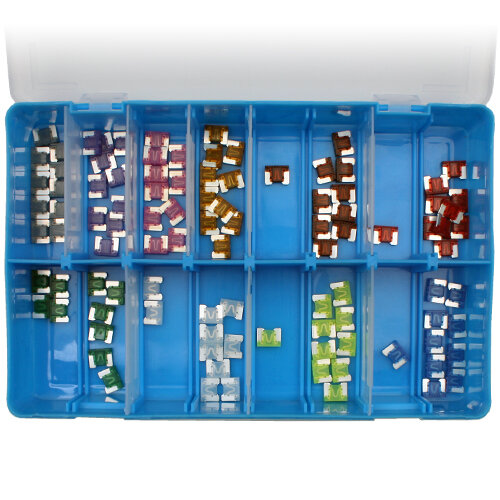 Sortiment: Flachstecksicherung mini LP 100 teilig