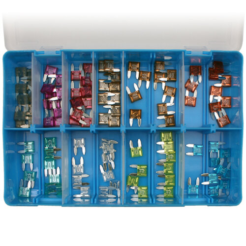 MINI-Sicherungs-Sortiment 100-teilig