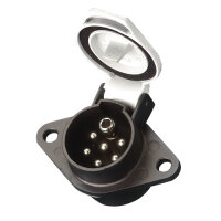 Kunststoff-Steckdose 7-pol. 24 Volt Norm:S Schraubanschluss