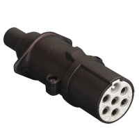 Kunststoff-Stecker 7-pol. 24 Volt Norm:S Schraubanschluss