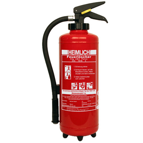 Heimlich P 6 He  ABC-Pulverlöscher Aufladelöscher 6 kg