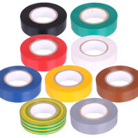 Set PVC Isolierband Klebeband 10 Meter lang 15 mm breit