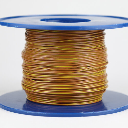 Fahrzeugleitung 0,50 mm² FLRY-B als Ring 5m braun/gelb