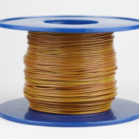 Fahrzeugleitung 0,50 mm² FLRY-B als Ring 5m braun/gelb