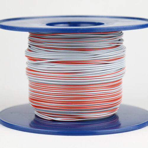 Fahrzeugleitung 0,50 mm² FLRY-B als Ring 5m grau/rot