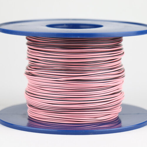 Fahrzeugleitung 0,50 mm² FLRY-B als Ring 5m rosa/schwarz