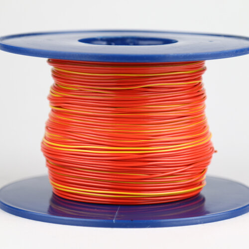 Fahrzeugleitung 0,50 mm² FLRY-B als Ring 5m rot/gelb