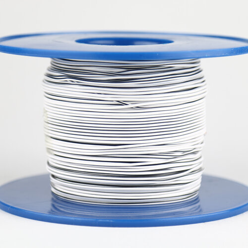 Fahrzeugleitung 0,50 mm² FLRY-B als Ring 5m weiß/schwarz