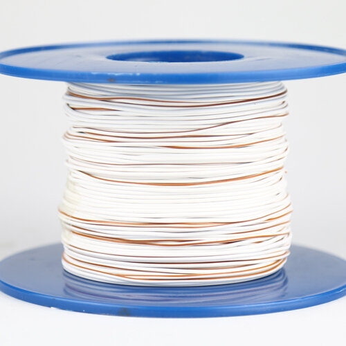 Fahrzeugleitung 0,50 mm² FLRY-B als Ring 5m weiß/braun