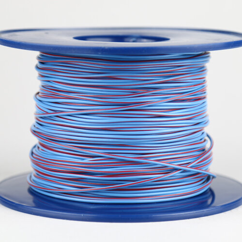 Fahrzeugleitung 0,75 mm² FLRY-B als Ring 10m blau/rot