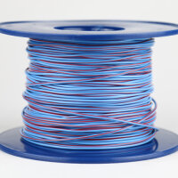 Fahrzeugleitung 0,75 mm² FLRY-B als Ring 10m blau/rot