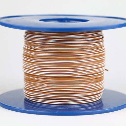 Fahrzeugleitung 0,75 mm² FLRY-B als Ring 10m braun/weiss