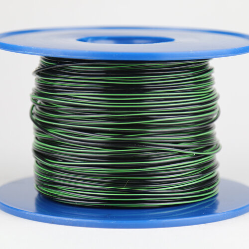 Fahrzeugleitung 0,75 mm² FLRY-B als Ring 10m schwarz/grün