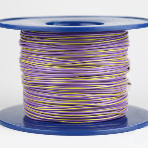 Fahrzeugleitung 0,75 mm² FLRY-B als Ring 10m violett/gelb