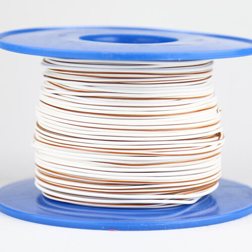 Fahrzeugleitung 0,75 mm² FLRY-B als Ring 10m weiss/braun