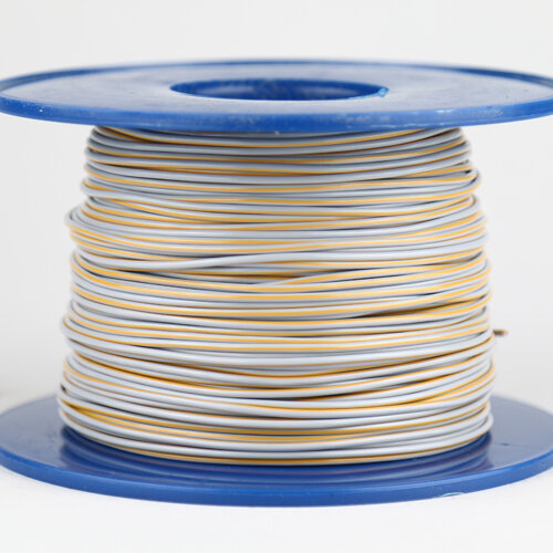 Fahrzeugleitung 1,0 mm² FLRY-B als Ring 10m grau/orange