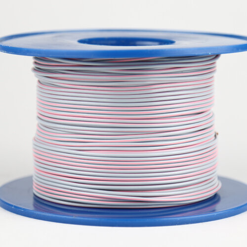 Fahrzeugleitung 1,0 mm² FLRY-B als Ring 10m grau/rosa