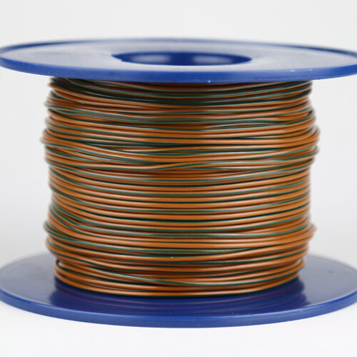Fahrzeugleitung 1,0 mm² FLRY-B als Ring 10m braun/grün