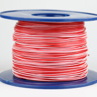 Fahrzeugleitung 1,0 mm² FLRY-B als Ring 10m rot/weiss