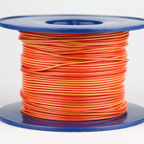 Fahrzeugleitung 1,0 mm² FLRY-B als Ring 10m rot/gelb