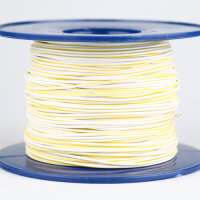 Fahrzeugleitung 1,0 mm² FLRY-B als Ring 10m weiss/gelb