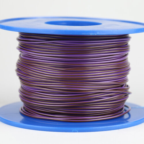 Fahrzeugleitung 1,0 mm² FLRY-B als Ring 10m violett/braun