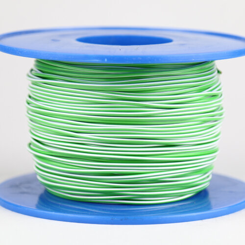 Fahrzeugleitung 1,0 mm² FLRY-B als Ring 10m grün/weiss