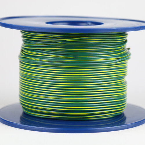 Fahrzeugleitung 1,0 mm² FLRY-B als Ring 10m grün/gelb