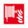 Löschschlauch - Schild Kunststoff ISO 150 x 150 mm
