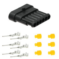 Superseal KFZ Steckgehäuse 6-polig Set 1,5