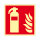 Feuerlöscher - Schild  Kunststoff nachl. ISO 150 x 150 mm