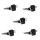 5x Kippschalter - Schalter kurz ein/aus 12V