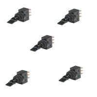 5x Kippschalter - Schalter kurz ein/aus/ein 12V