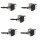 5x Kippschalter - Schalter ein/aus/ein 12V
