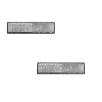 Set Reflektor / Katzenauge / Rückstrahler weiss 122...