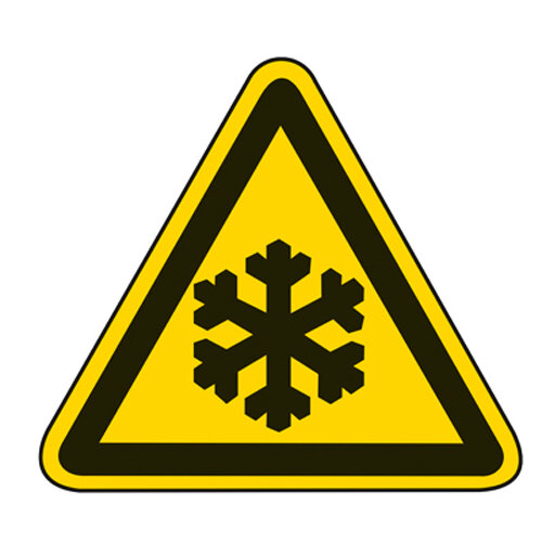 Warnung vor Kälte 50 mm / 36 Stck