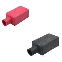 Set Batteriepolabdeckung rot / schwarz PVC