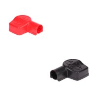 Set Batteriepolabdeckung rot / schwarz PVC