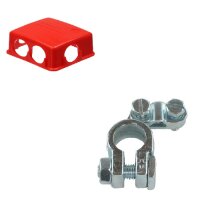 Set Batteriepolklemme plus Pol (+) DIN Typ A /...